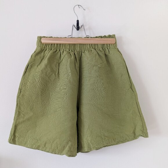 HM Linen Blend Shorts - Picture 1 of 3